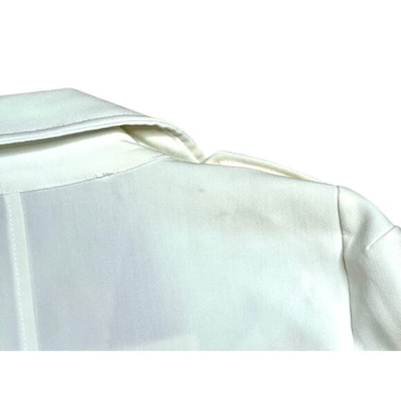 Windsor Military Double Breasted Long Coat SMALL Full Circle Vanilla Girl NWT - Picture 10 of 13